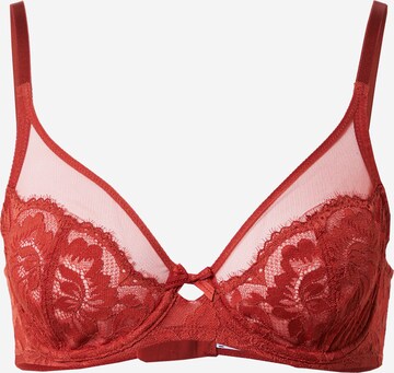 Invisible Soutien-gorge Mey en rouge : devant