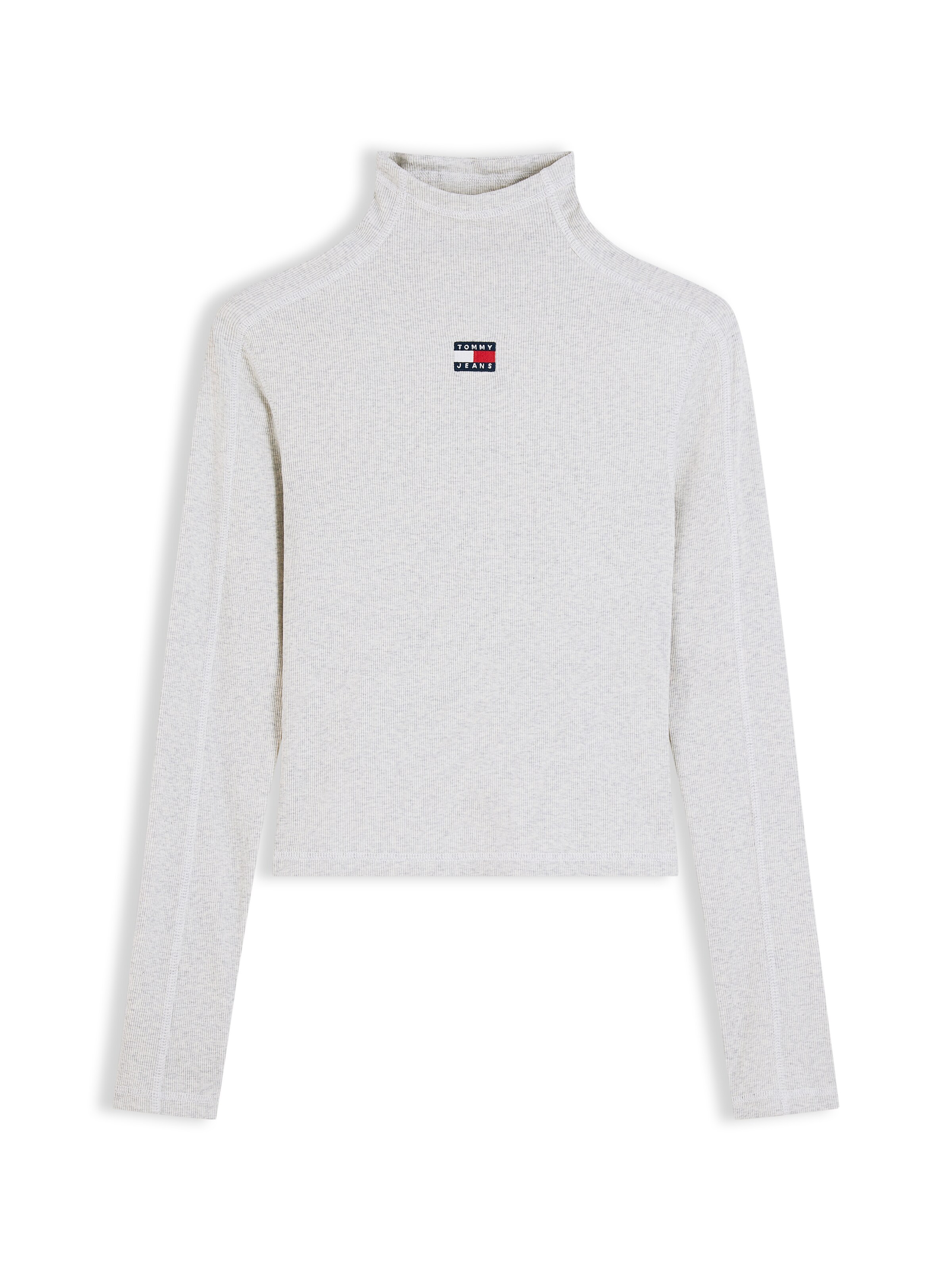 Tricou de la Tommy Jeans pe gri: față