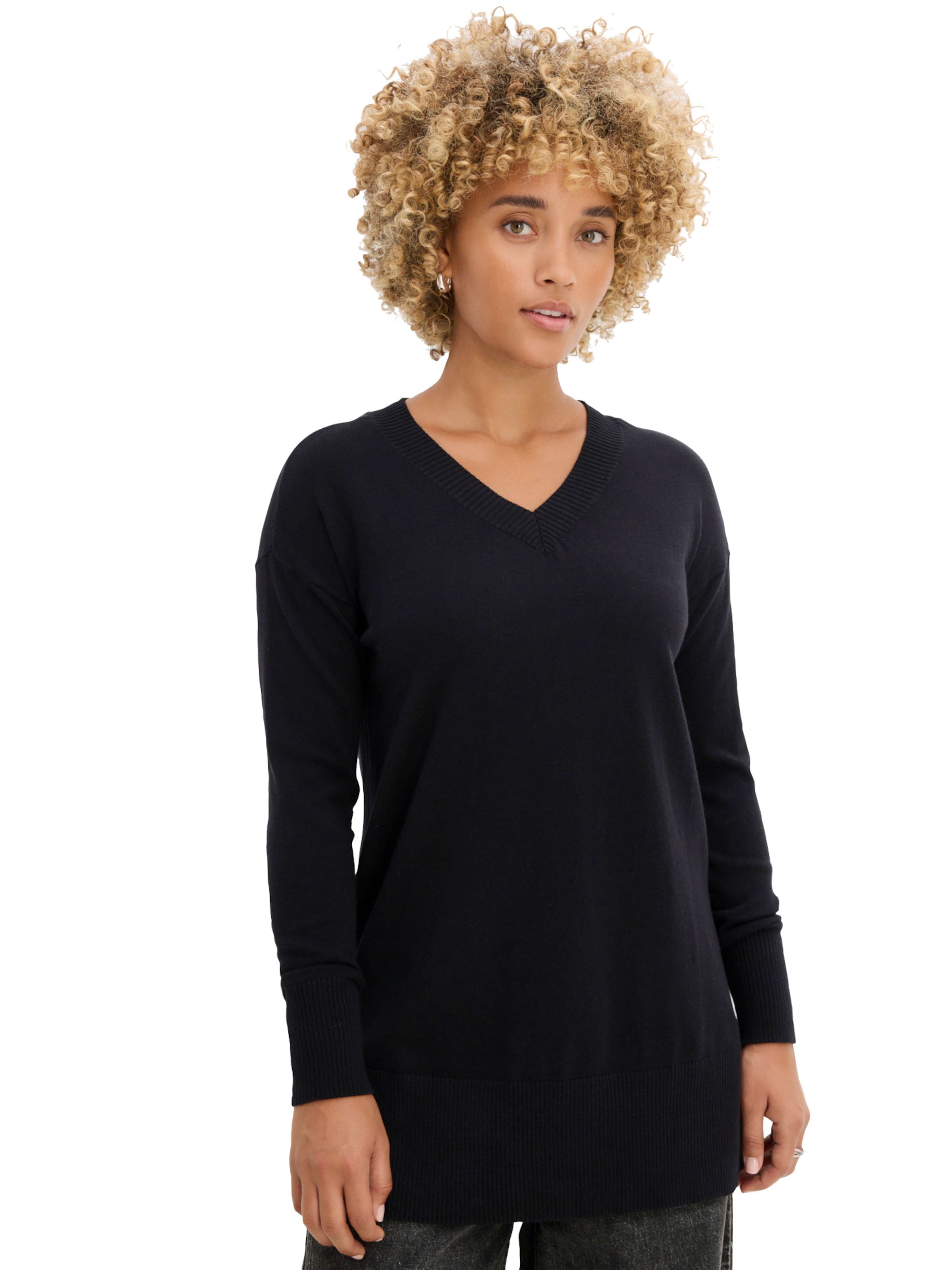 Pull-over bonprix en noir : devant