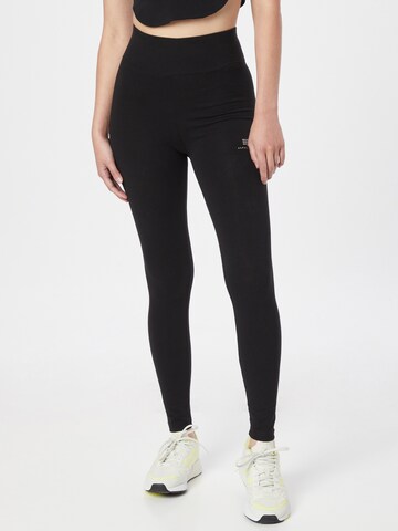 ALPHA INDUSTRIES Skinny Leggings in Schwarz: predná strana