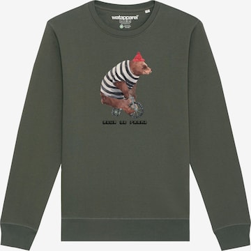 Sweat-shirt 'Tour de Franz' Watapparel en vert : devant