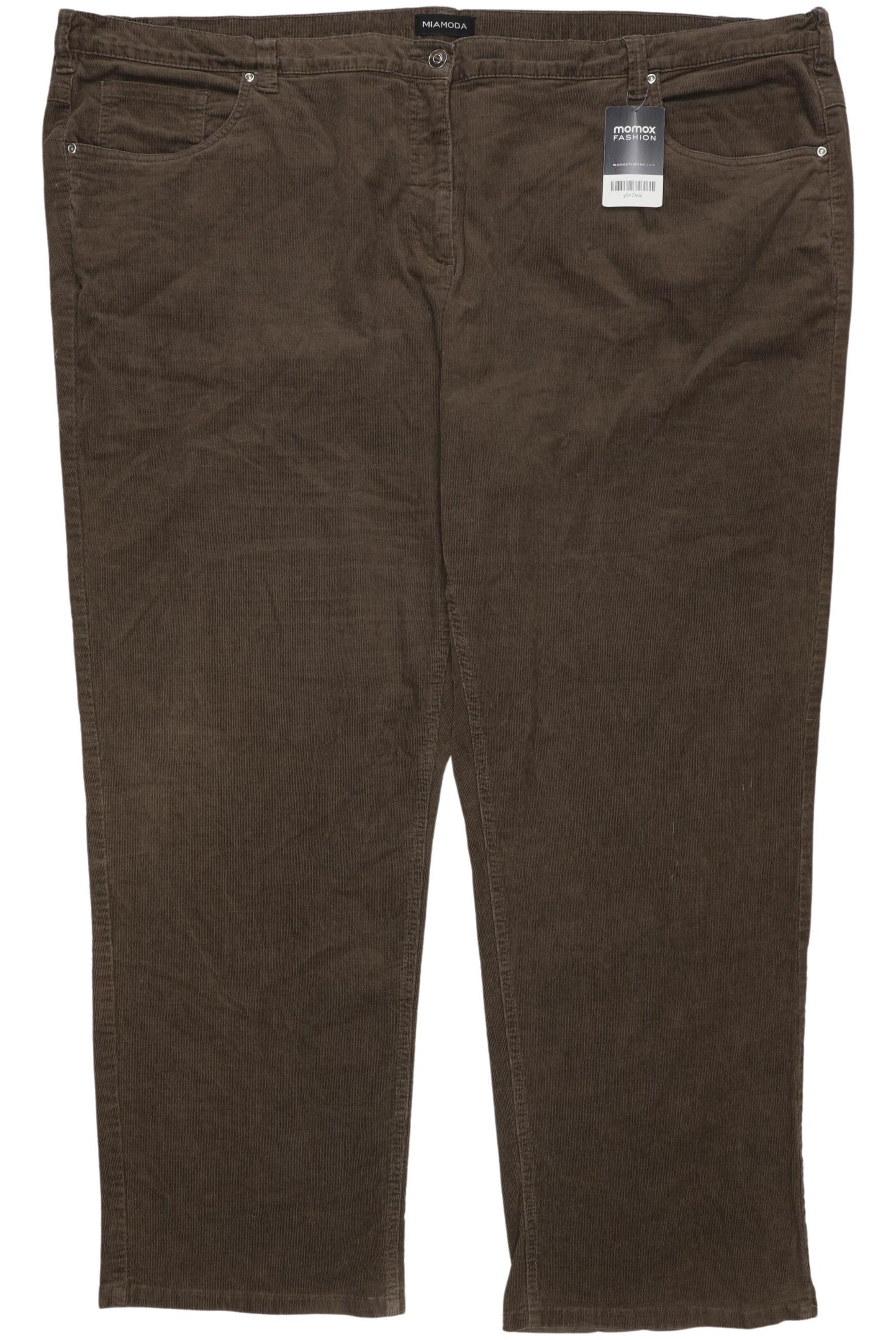 MIAMODA Pants in 8XL in Brown: front