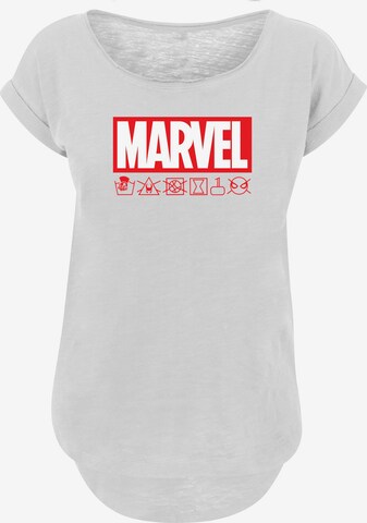 Maglietta 'Marvel' di F4NT4STIC in bianco: frontale