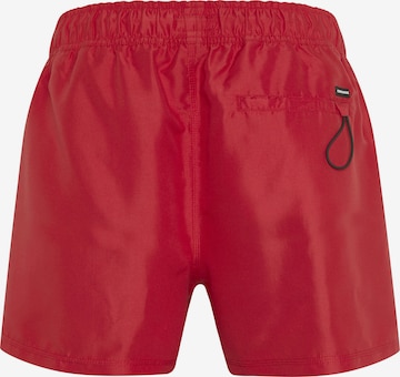 CHIEMSEE Regular Board Shorts in Red