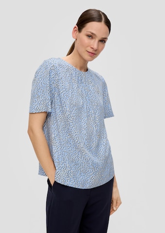 s.Oliver BLACK LABEL Blouse in Blauw: voorkant