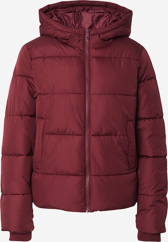 Giacca invernale 'PCBee' di PIECES in rosso: frontale