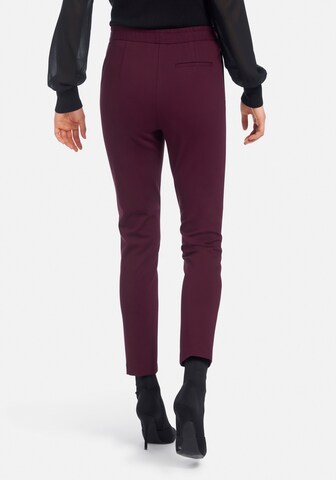 Peter Hahn Tapered Pants in Purple