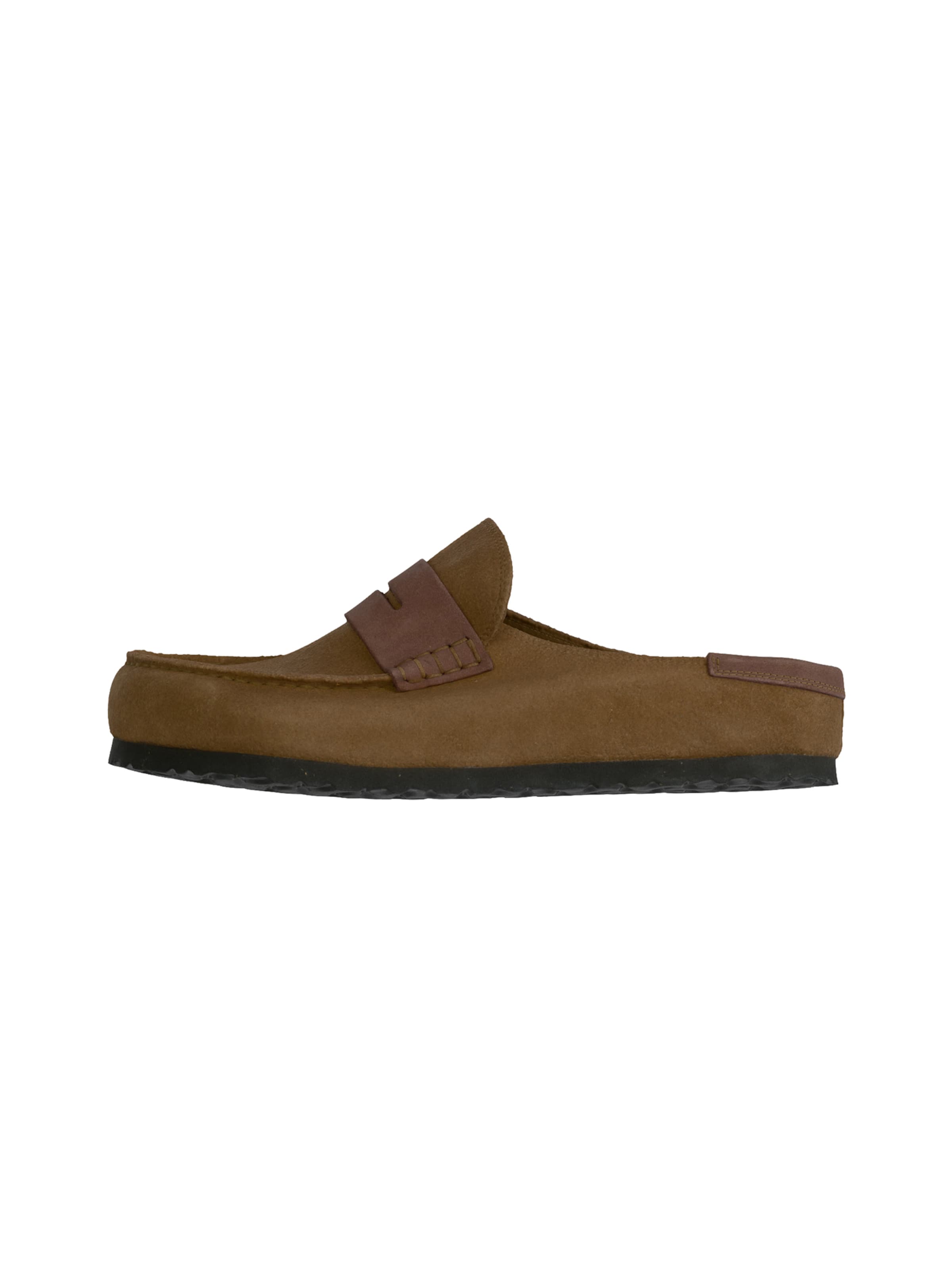 BIRKENSTOCK Pantoletter 'Naples' i brun: forside