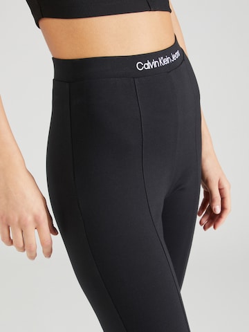 Calvin Klein Jeans Úzky strih Legíny 'MILANO' - Čierna