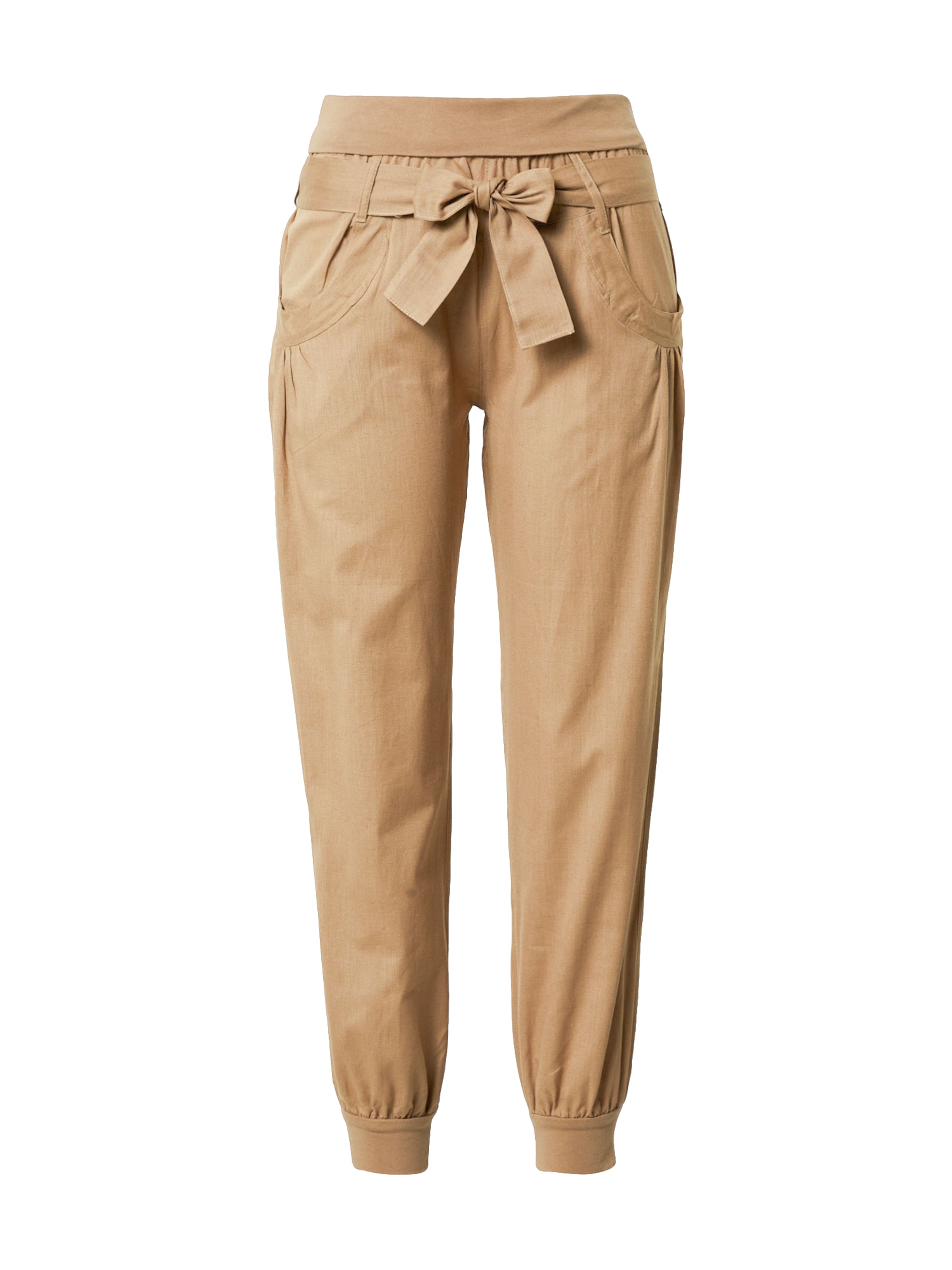 BUFFALO Tapered Haremsbyxa i beige: framsida
