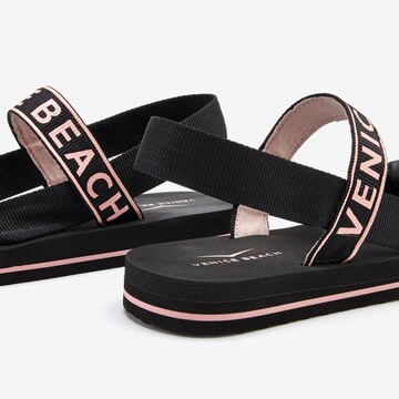 VENICE BEACH Sandals in Black