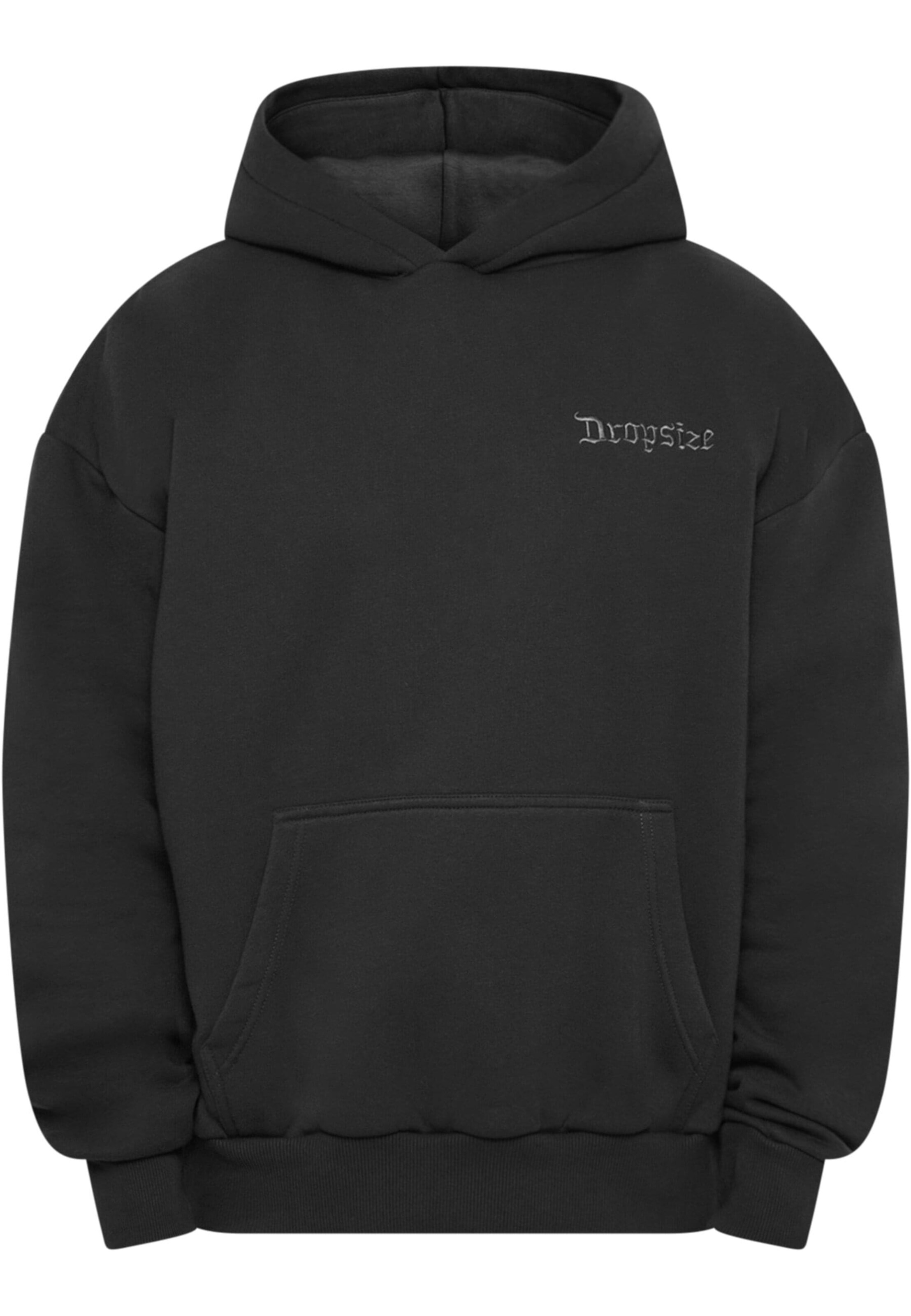 Dropsize Суичър 'Broken Dreams' в черно: отпред