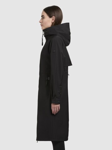 khujo Mantel 'Pinax' in Schwarz