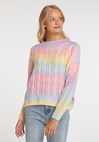 Pull-over MYMO en mélange de couleurs : devant