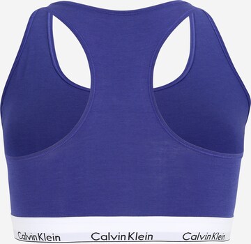 Bustier Soutien-gorge Calvin Klein Underwear Plus en bleu
