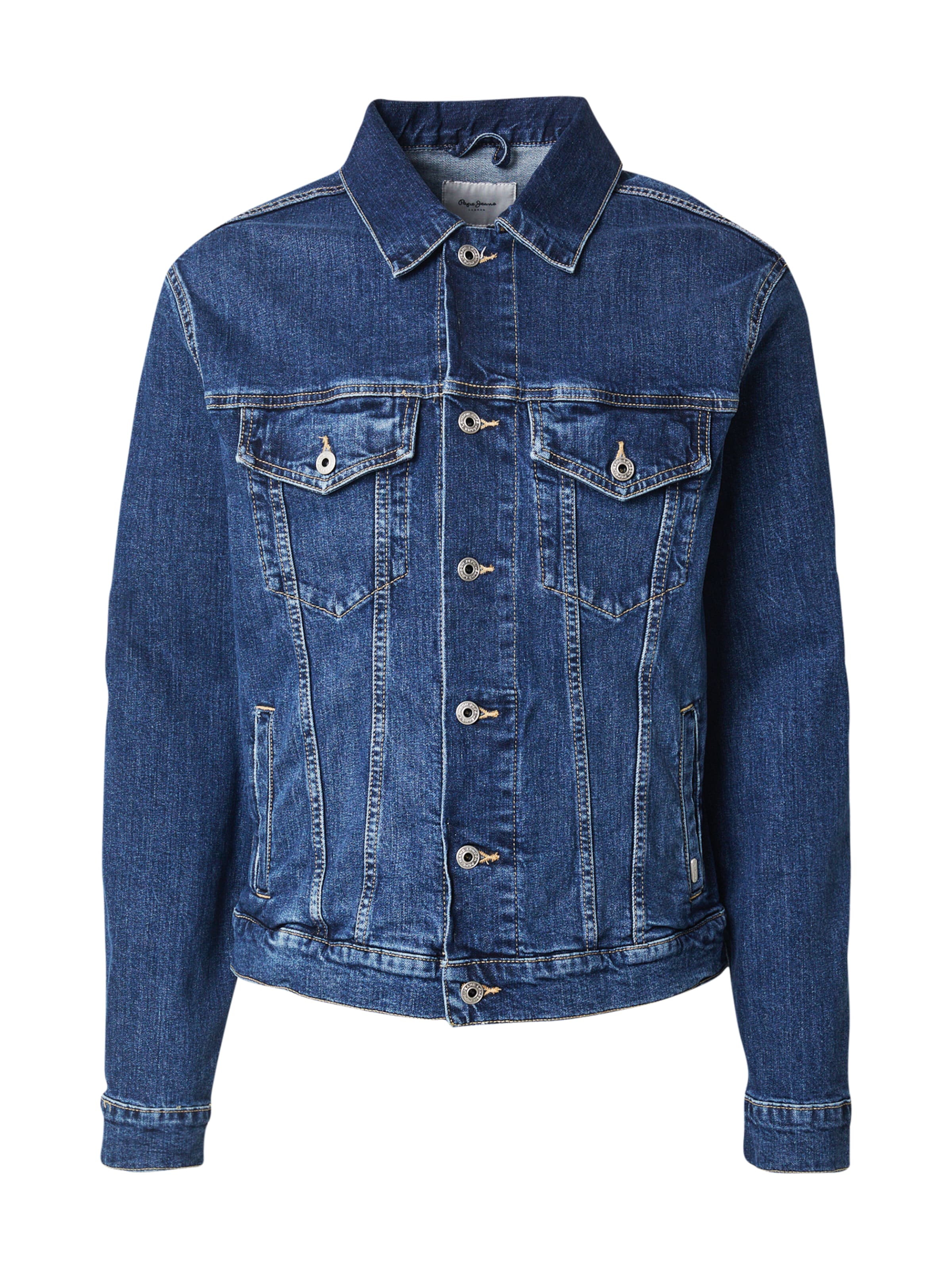 Pepe Jeans - Chaqueta de entretiempo en azul: frente