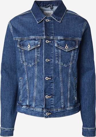 zils Pepe Jeans Starpsezonu jaka: no priekšpuses