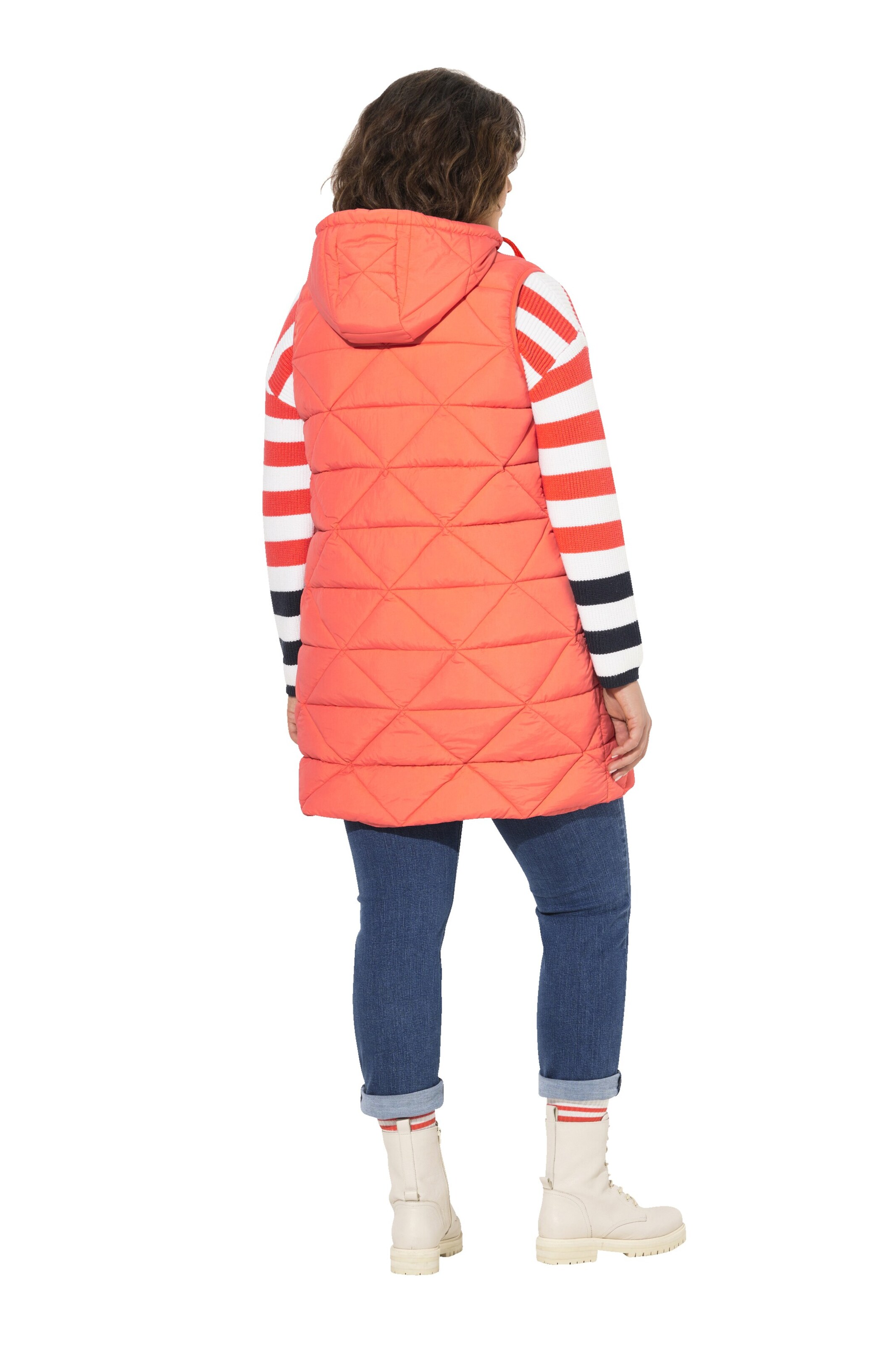 Ulla Popken Vest in Orange