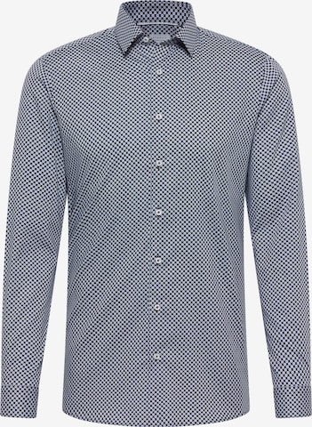 ETERNA Slim fit Zakelijk overhemd in Blauw: voorkant