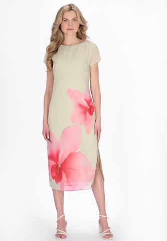 Robe Usha en beige : devant