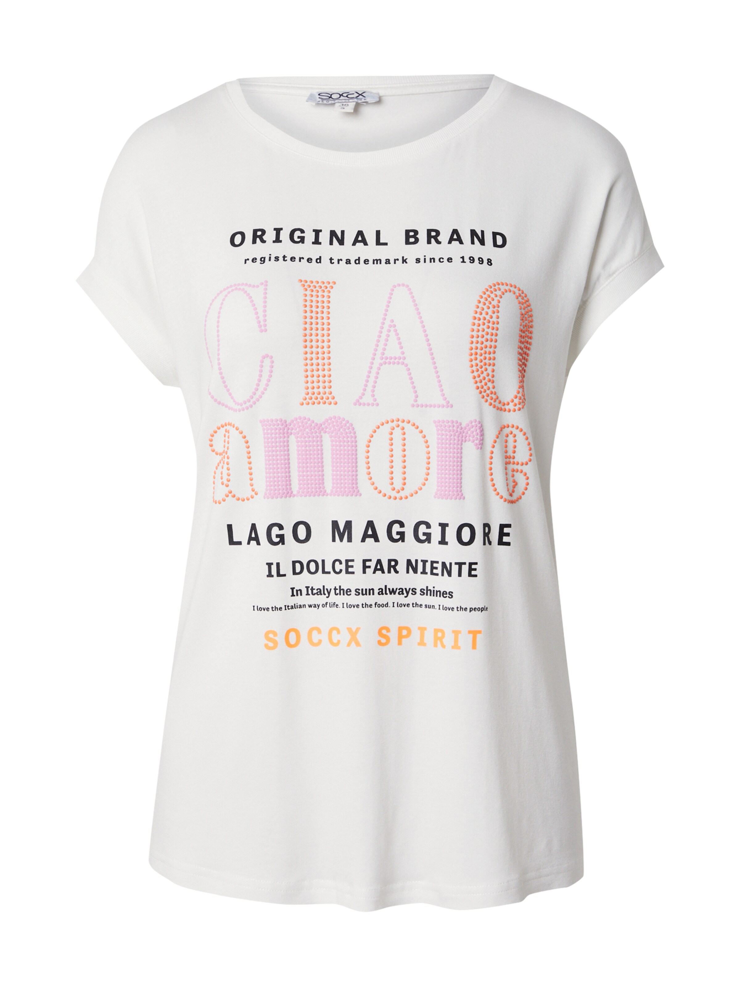 Soccx Футболка в Бежевый: спереди