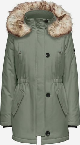 ONLY Winterparka 'Iris' in Groen: voorkant