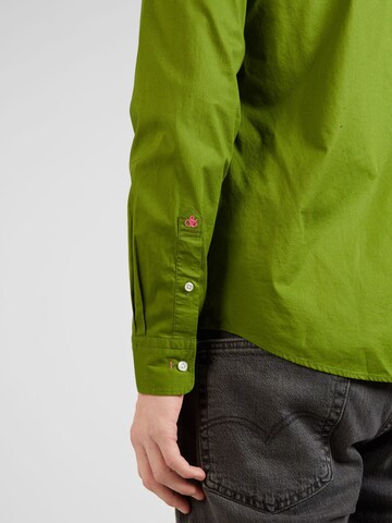 SCOTCH & SODA Slim fit Skjorta 'Essential' i grön