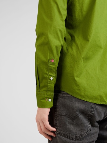 SCOTCH & SODA Slim fit Button Up Shirt 'Essential' in Green