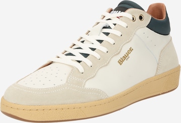 Blauer.USA - Zapatillas deportivas bajas en beige: frente