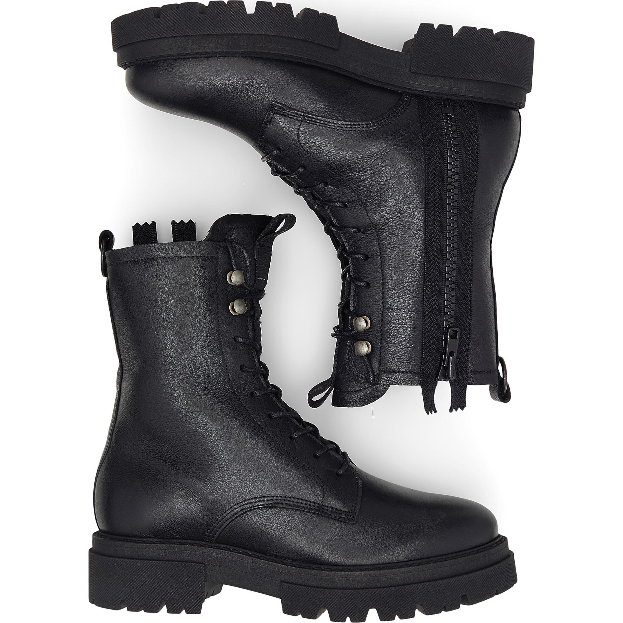 BLACKSTONE Stövlett med snörning 'Vilde UL85' i svart