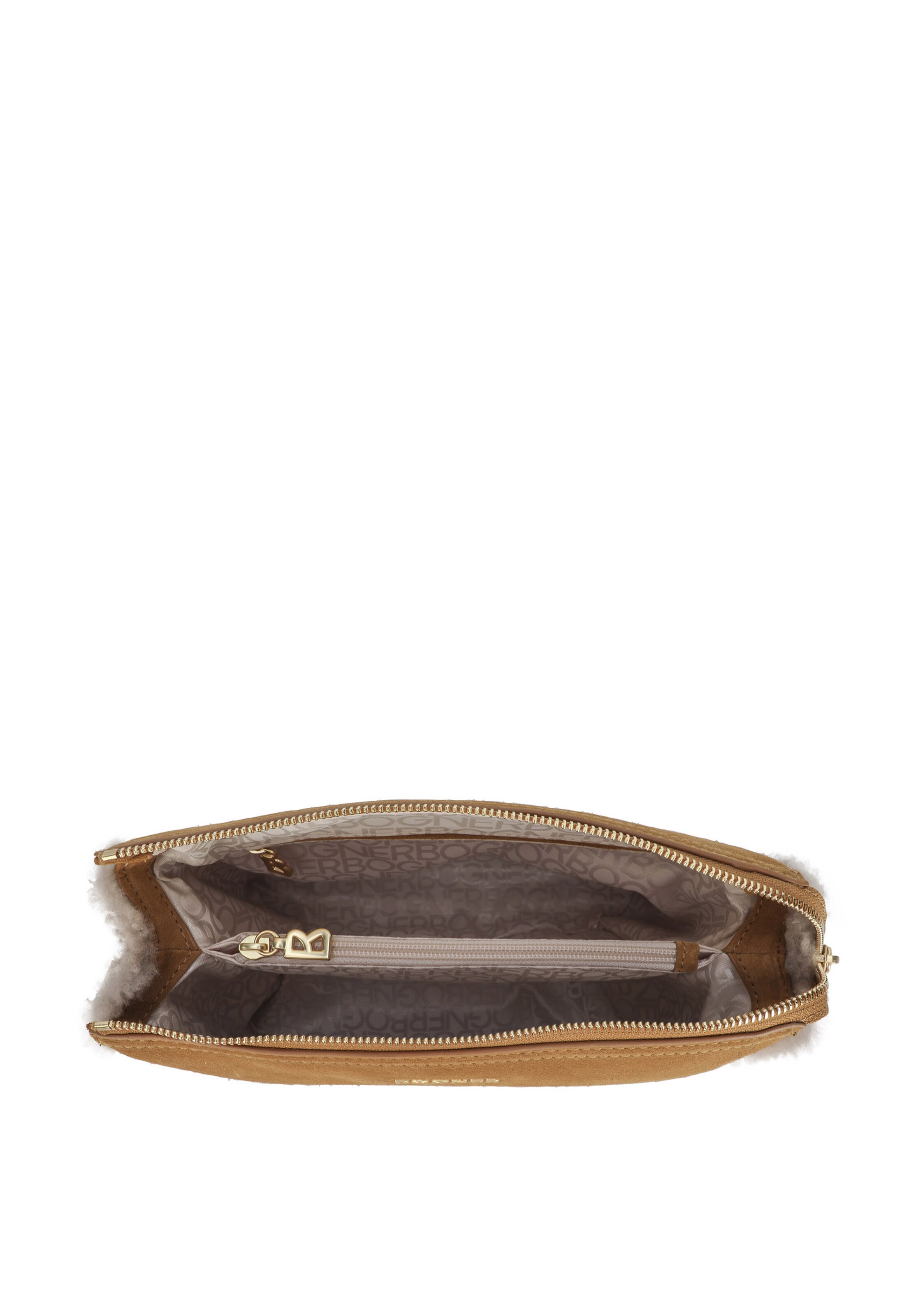 BOGNER - Mala de ombro 'Banff Frisé Gulia' em castanho