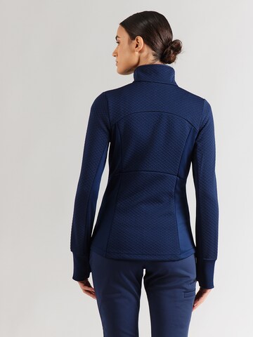 COLUMBIA Funktsionaalne fliisjakk 'Roffe Ridge III', värv sinine: tagant vaates