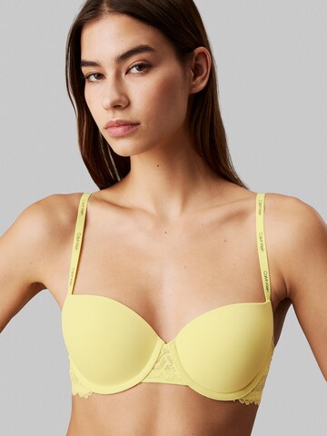 Balconnet Soutien-gorge 'Attraction' Calvin Klein Underwear en jaune