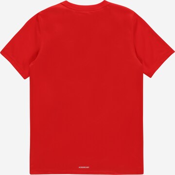 T-Shirt fonctionnel 'Designed To Move' ADIDAS SPORTSWEAR en rouge