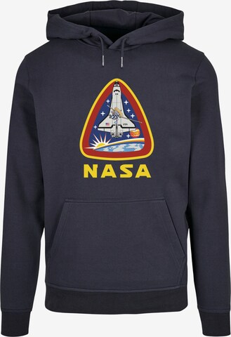 Merchcode Sweatshirt 'NASA - Lift Off' in Blue: front