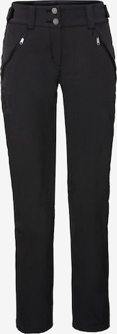 VAUDE Regular Outdoor Pants 'SKOMER' in Black: front