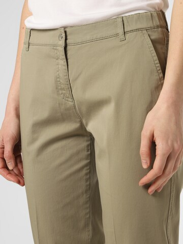 Regular Pantalon à pince ' Maron ' BRAX en vert