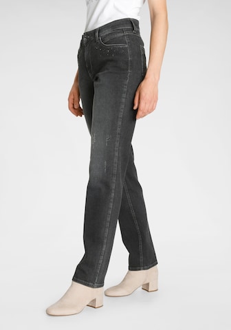 MAC Slim fit Jeans 'Melanie' in Grey