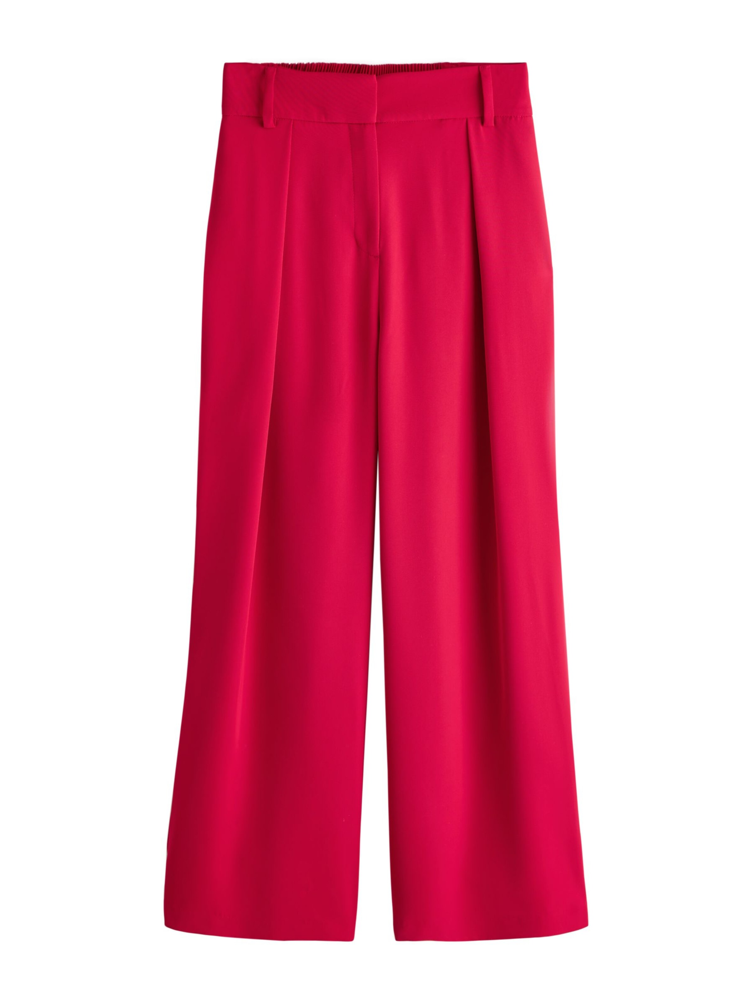 Next Pleat-front trousers in Red: front