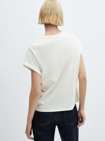 T-shirt 'ILUSTRA' MANGO en blanc