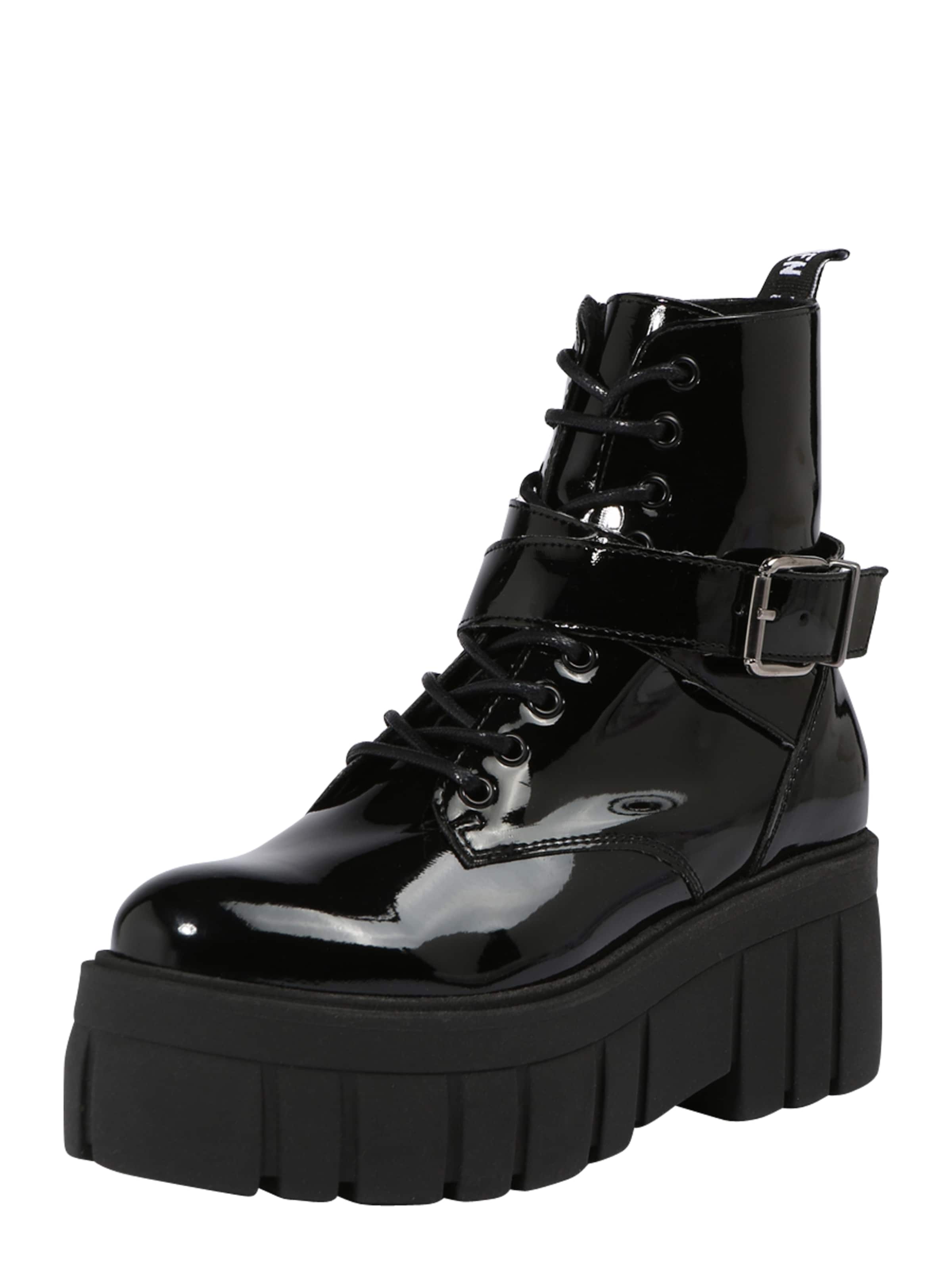 STEVE MADDEN Veterlaarsjes 'FOLIE' in Zwart: voorkant
