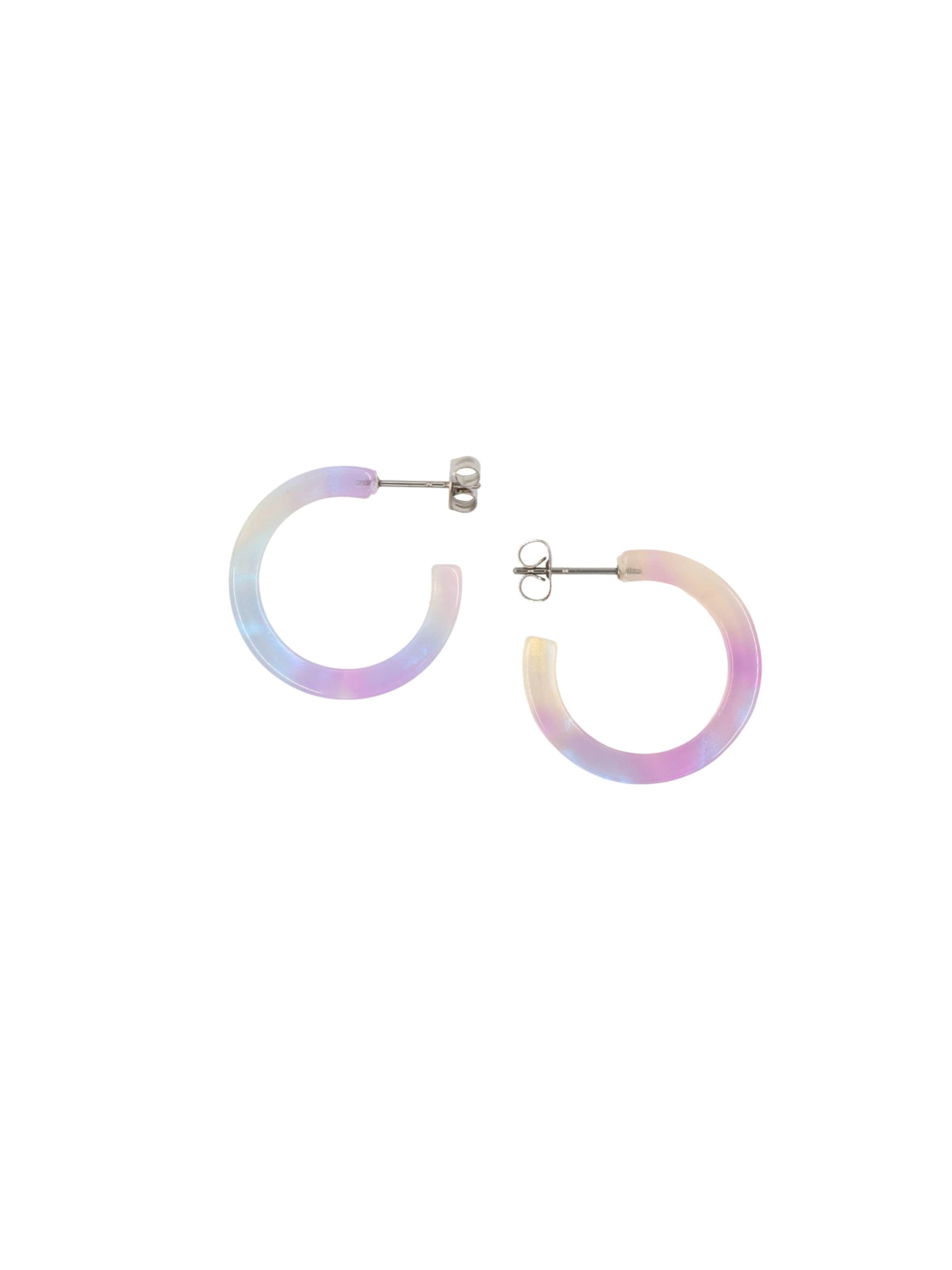 Fräulein Wunder Náušnice 'Anni ' - Zmiešané farby: predná strana