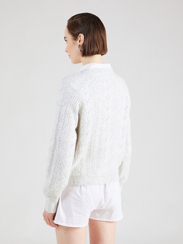 Pull-over QS en blanc