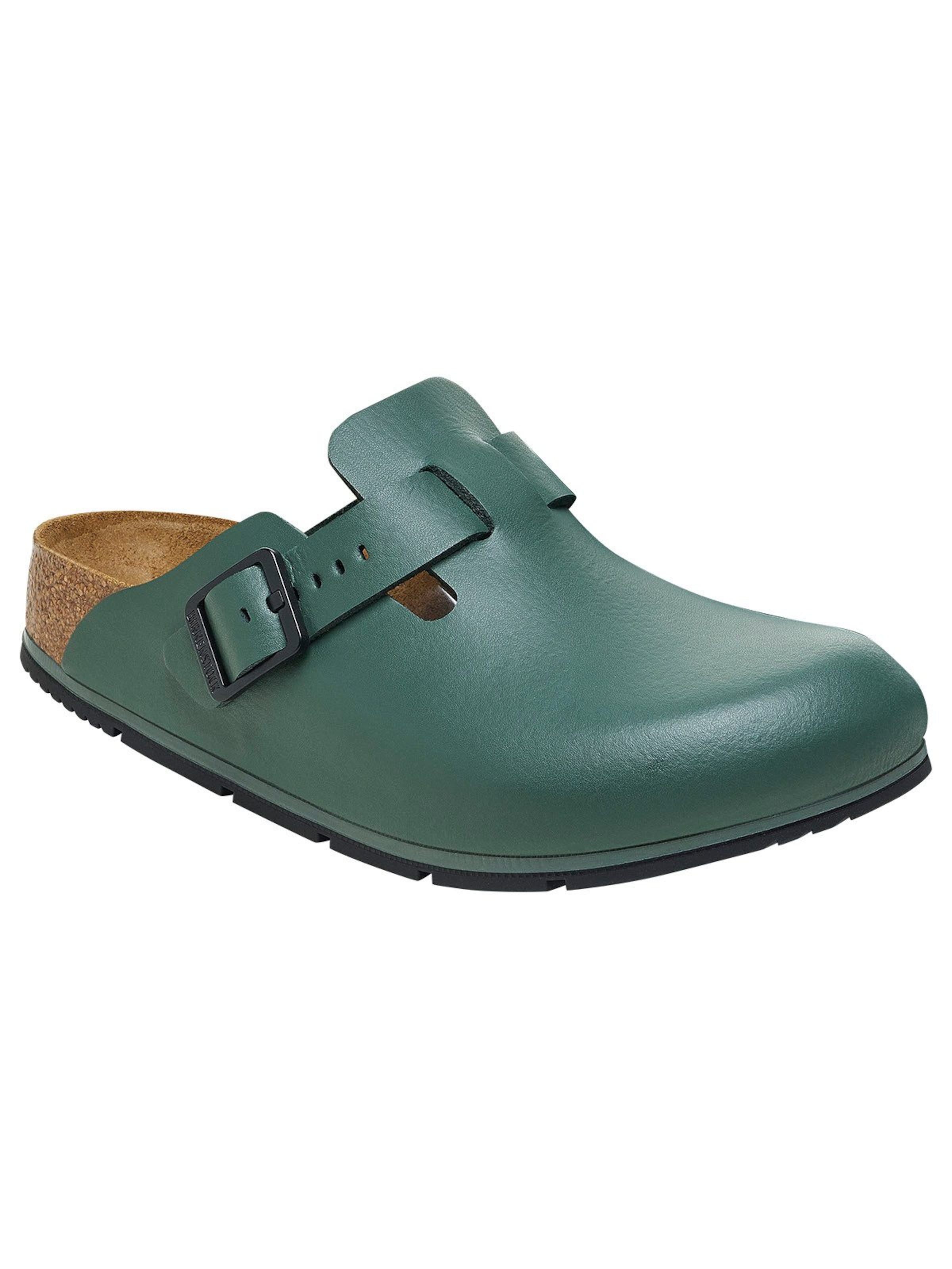BIRKENSTOCK Clogs 'Berufsschuhe Boston Pro'‌‌‌‌‌‌‌‌‌ in Grün: Vorderseite