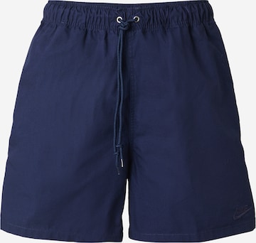 Nike Sportswear - Regular Calças 'Club' em azul: frente