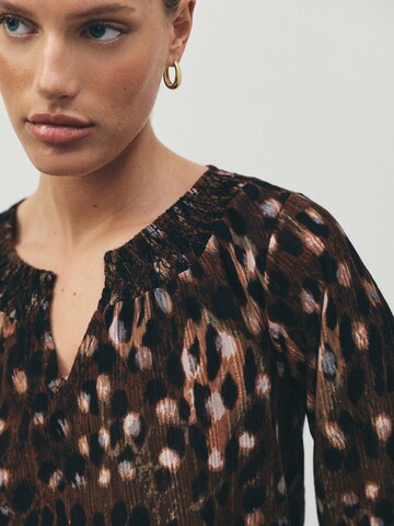 Next Bluse i brun