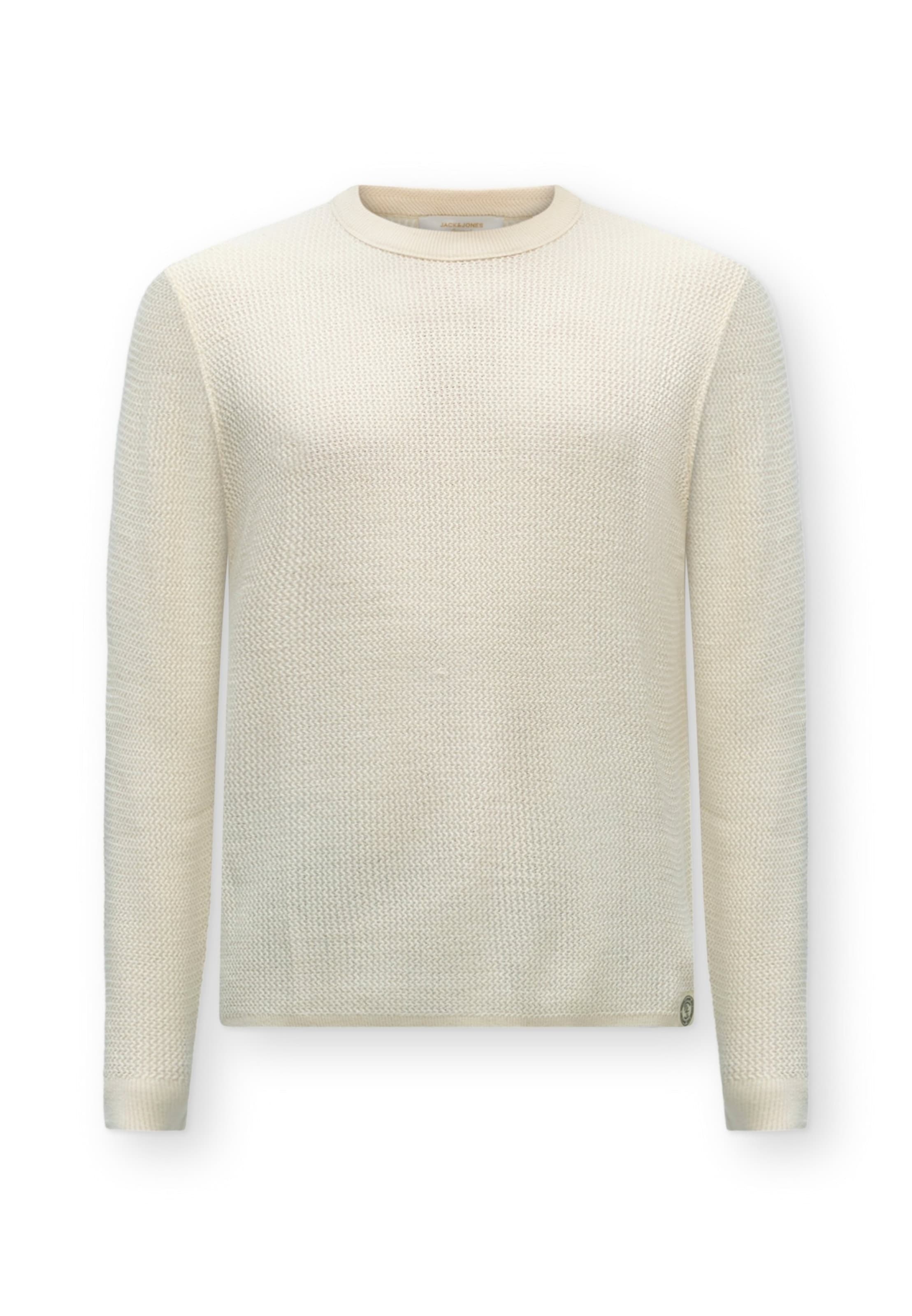 JACK & JONES Trui 'JORFREDERIKSBERG' in Wit: voorkant