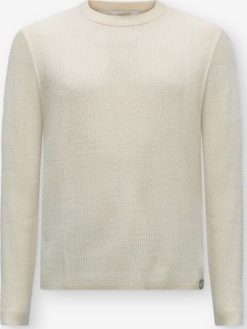 JACK & JONES Sweater 'JORFREDERIKSBERG' in White: front