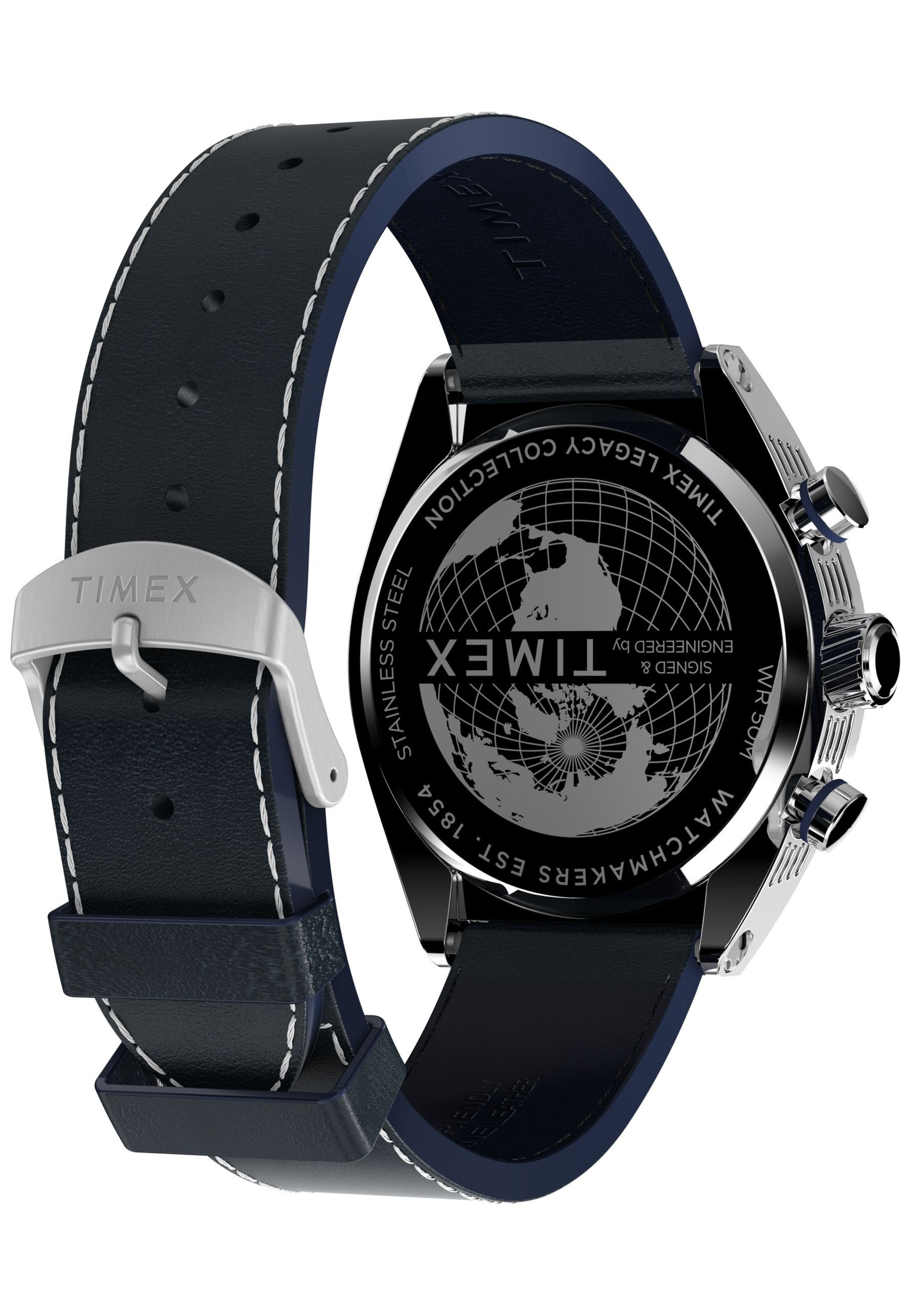 Montre à affichage analogique 'Legacy Tonneau' TIMEX en bleu