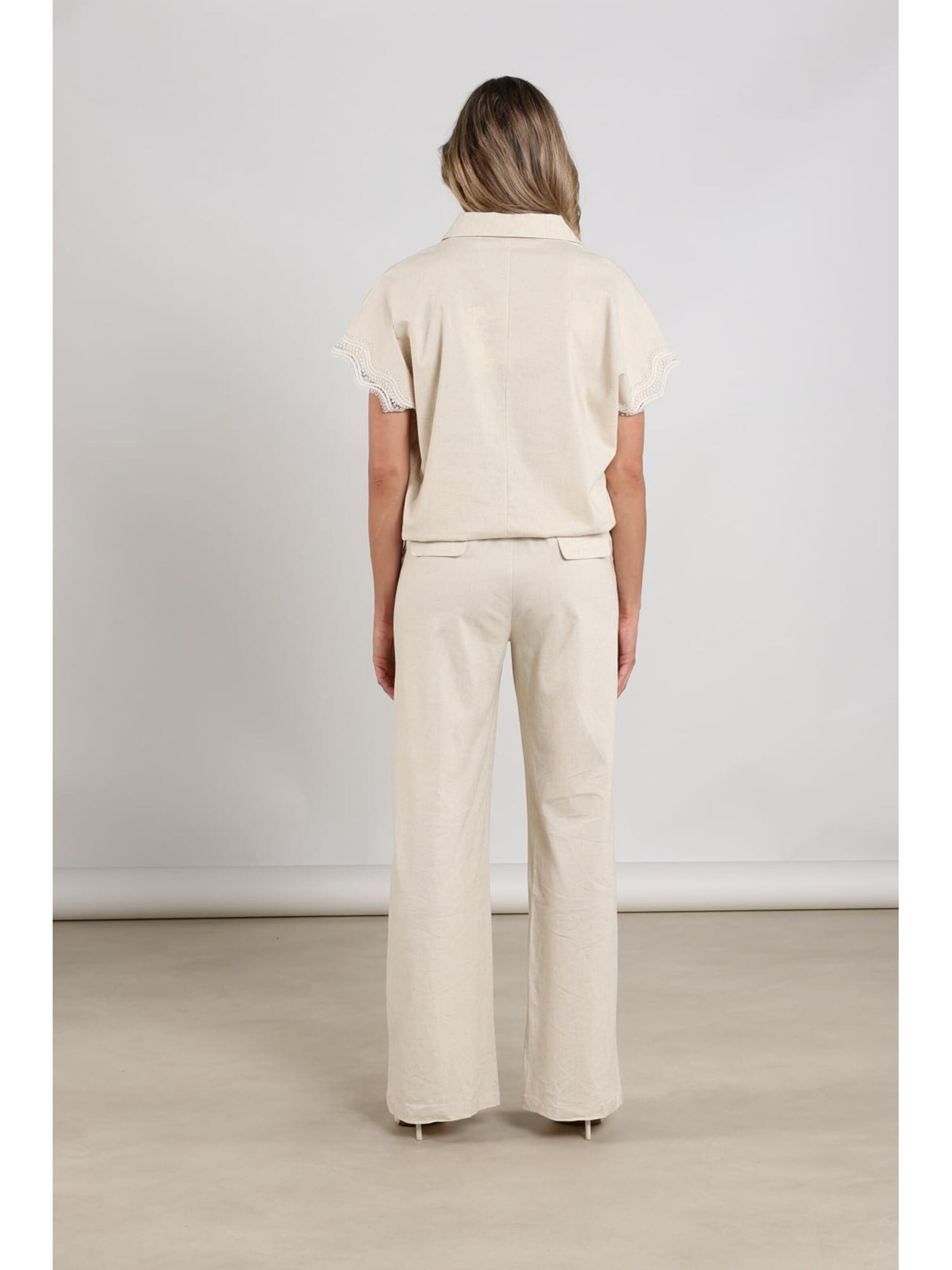 nukus Baggy Trousers 'Eline' in Beige